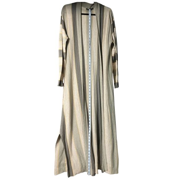 Peruvian Connection Long Open Cardigan Duster 100% Pima Cotton XL - Picture 3 of 7